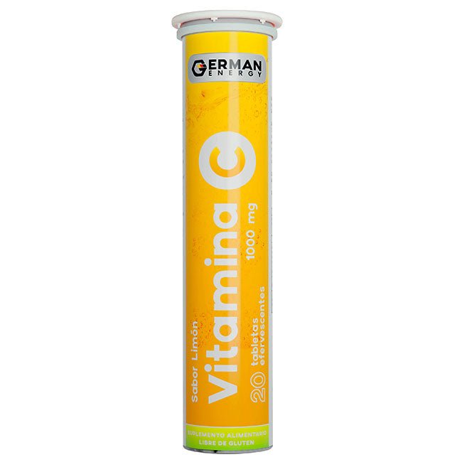 Vitamina C 1000mg 20 Tabs Efervescentes German Energy - Suples.cl