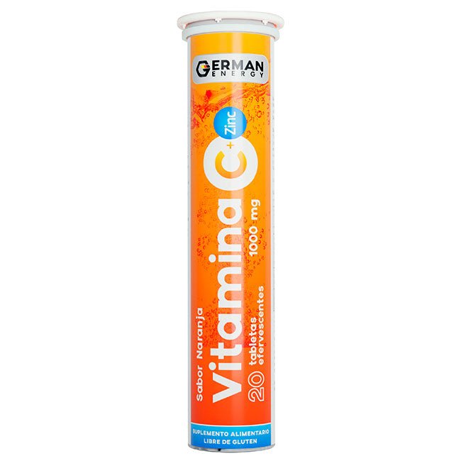 Vitamina C 1000mg + Zinc 20 Tabs Efervescentes German Energy - Suples.cl