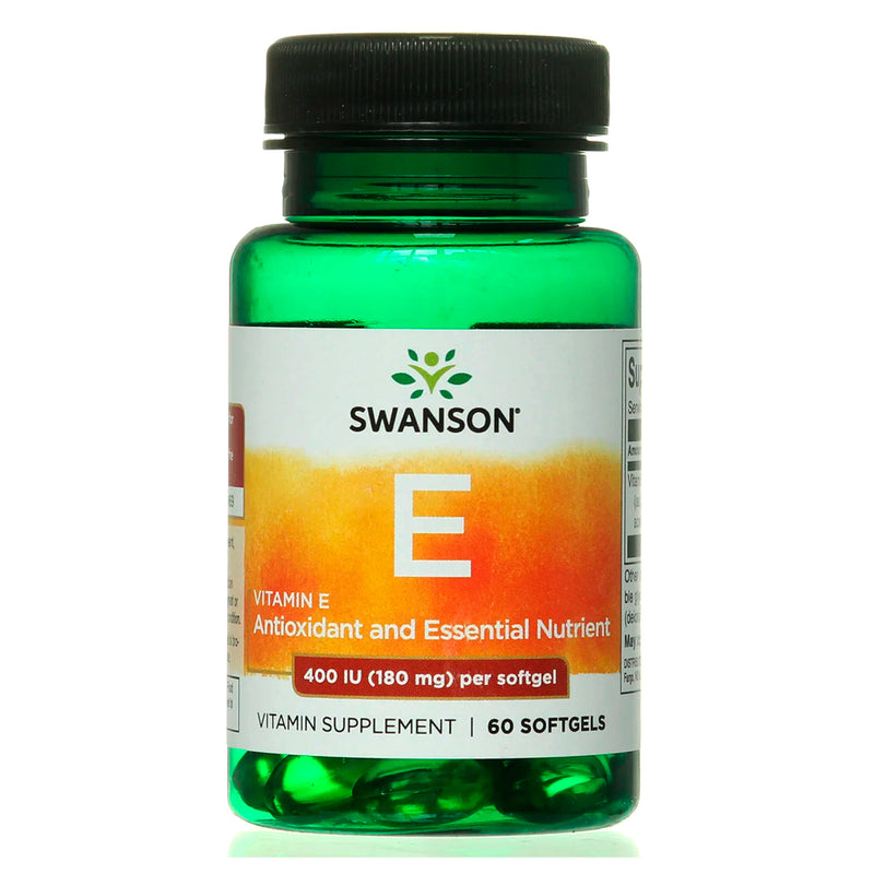 Vitamina E 400 IU 60 Softgels Swanson