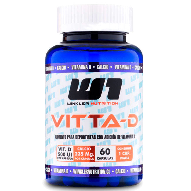 Vitta-D 500 UI + Calcio 60 Caps Winkler Nutrition
